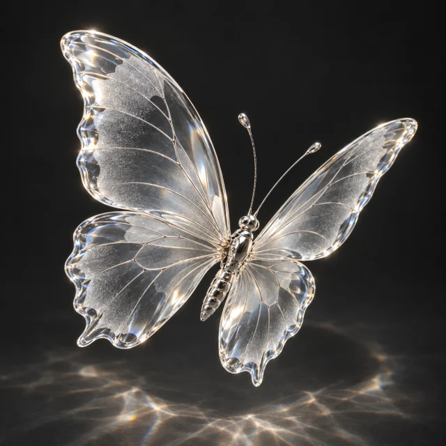 Papillon de verre