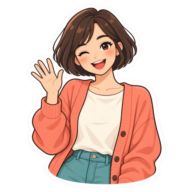 Kawaii-Sticker