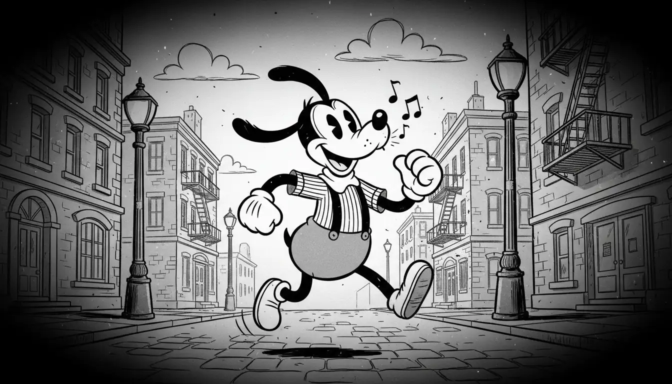 Vintage 1930s Rubber Hose Animation