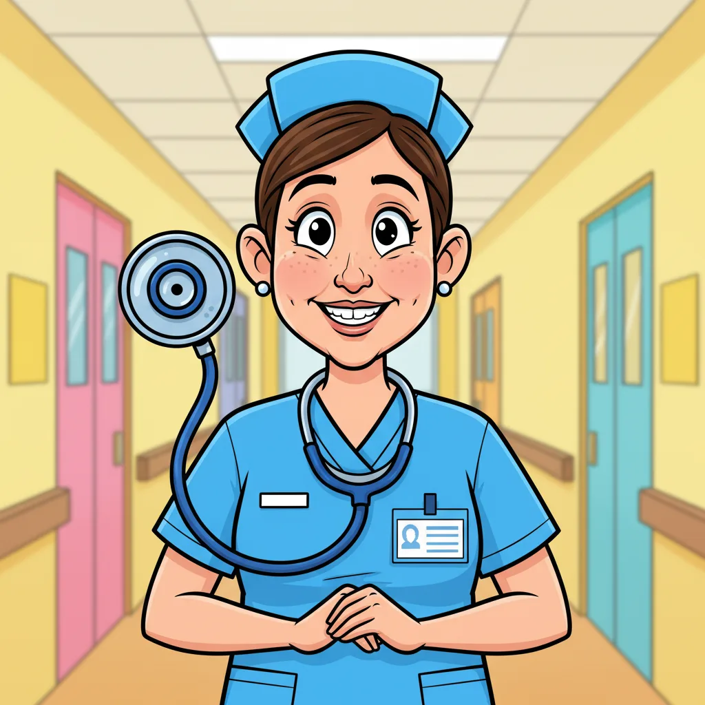 Nurse Caricature After