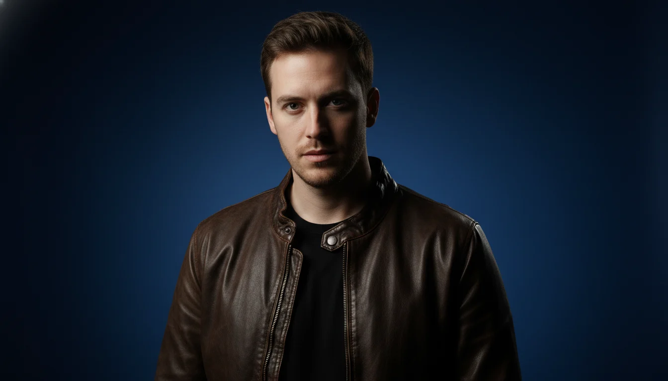 Studio Portrait with Dramatic Lighting