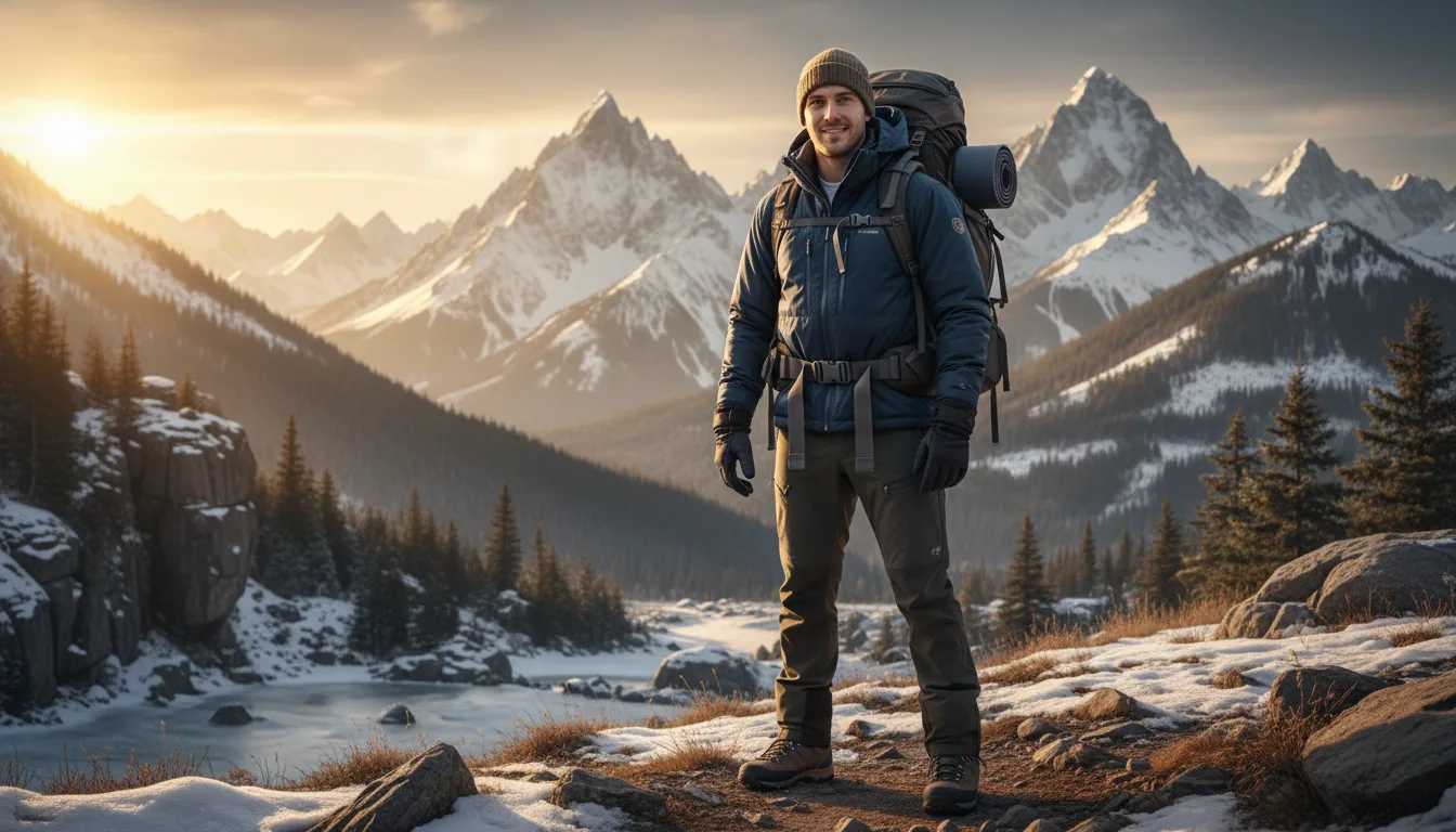 Snowy Mountain Portrait