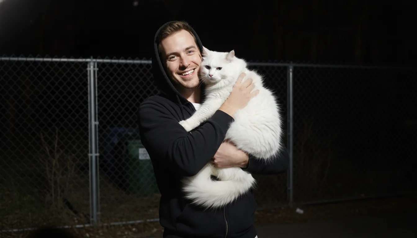 Candid Photo with Pet