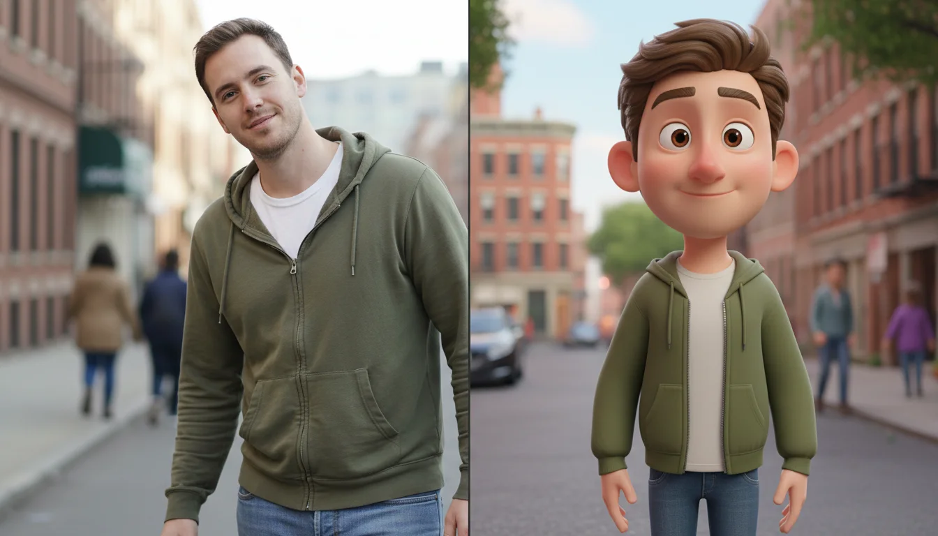 Pixar-Style 3D Character