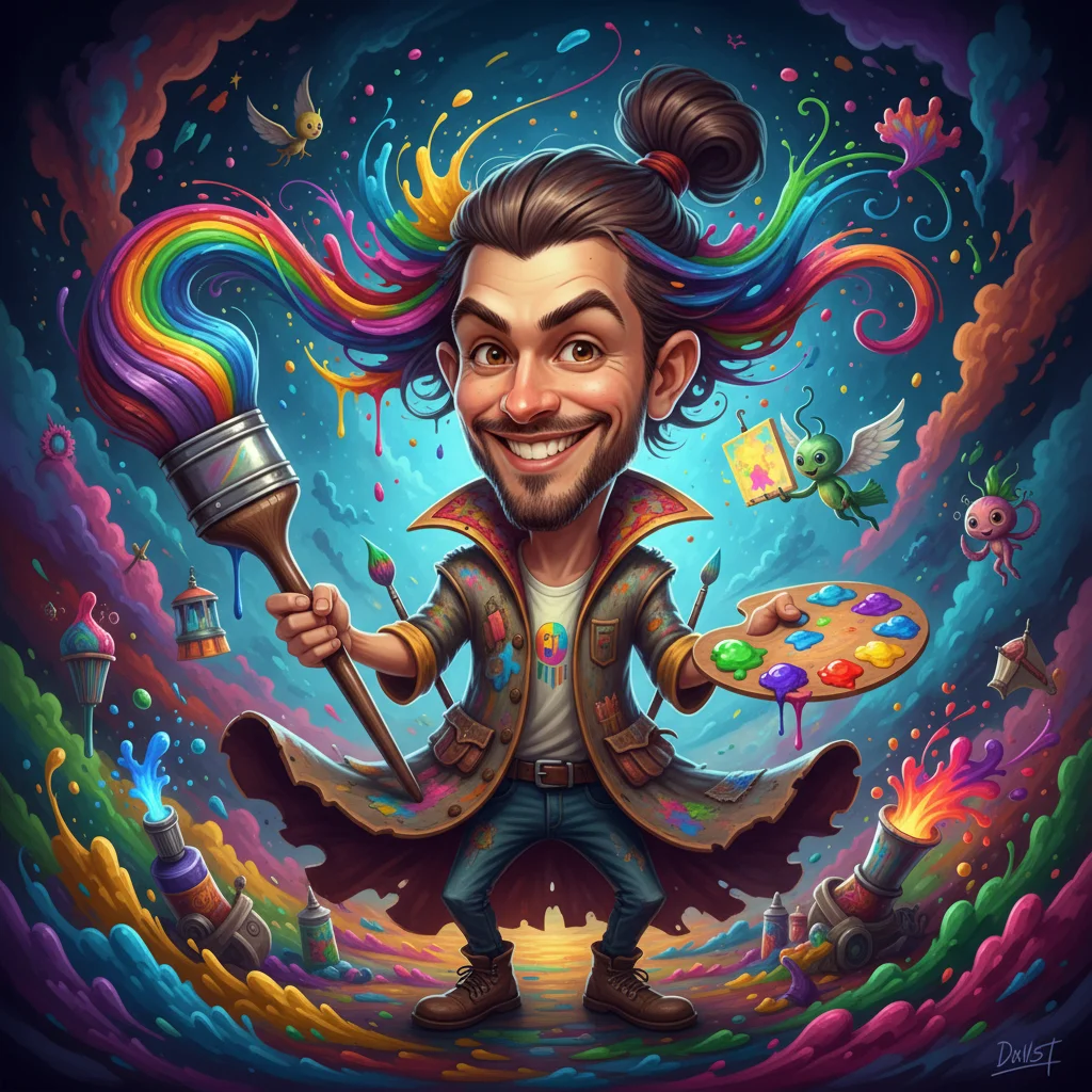 Surreal Fantasy Caricature