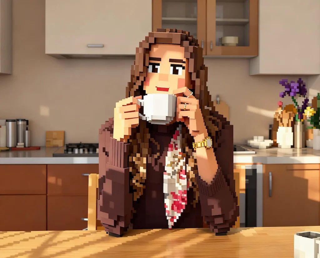 View AI Minecraft Filter AI Prompt details and examples AI Minecraft Filter Transformation Example - Nano Banana AI Prompt - New