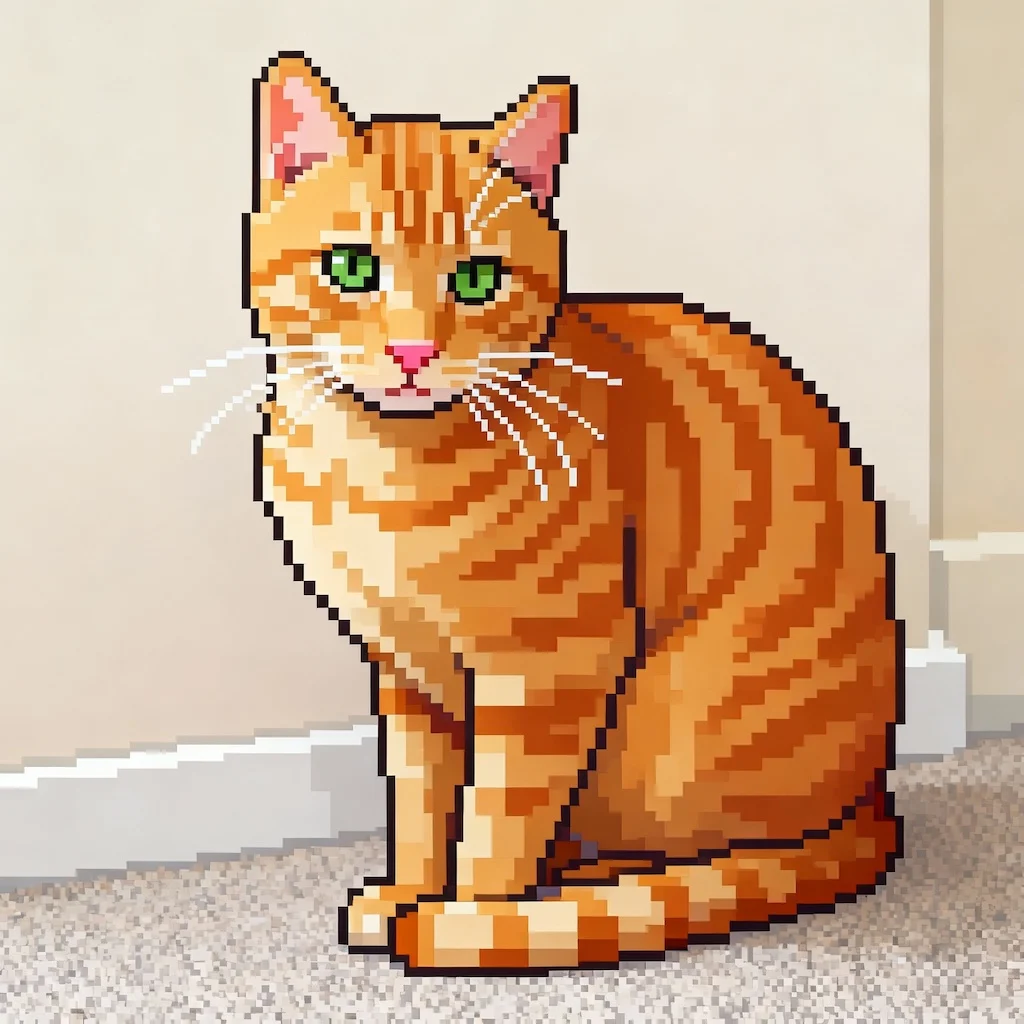 View Image To Pixel AI Prompt details and examples Image To Pixel Transformation Example - Nano Banana AI Prompt - New