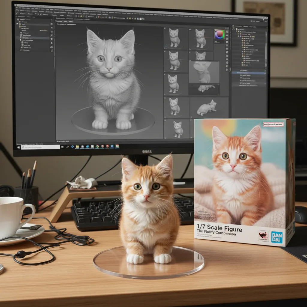 3D Figure Creator - AI-generated image using Seedream 4.0